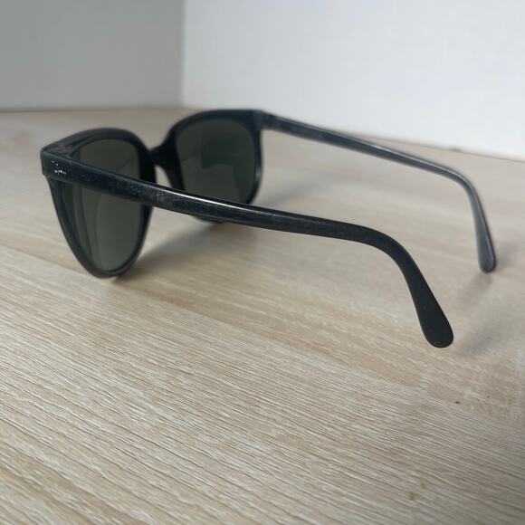 Vintage Bausch and Lomb Sunglasses Frame France Polished Black READ - Picture 8 of 16